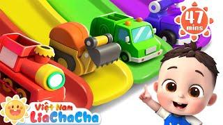  Lia và ChaCha tắm cùng những xe đồ chơi | LiaChaCha - Ca Nhạc Thiếu Nhi Việt Nam