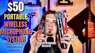 CHEAP Battery-Powered WIRELESS Microphone System - Phenyx Pro PDP 1&2