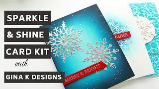 Gina K Designs Sparkle & Shine Holiday Card Kit