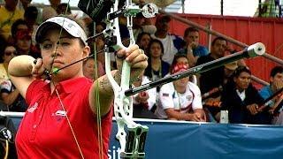Toja Cerne v Erika Jones – compound women gold | Medellin 2014 Archery World Cup S2