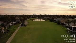 Hole 6 at Bonita Fairways Golf Club in Bonita Springs, Florida