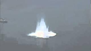 Massive WW2 Sea Mine Detonated