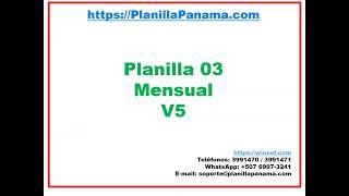 Planilla 03 Mensual V5