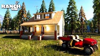 First Hunt & House Built Day Two | Ranch Simulator Gameplay