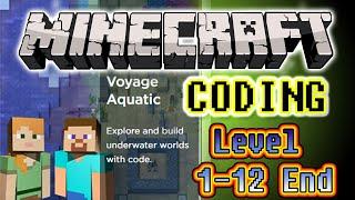 100% easy | Minecraft  Voyage Aquatic SAVING TURTLES | Code.org