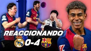 REACCIONANDO AL REAL MADRID 0-4 BARCELONA // HUMILLACIÓN EN EL CLÁSICO