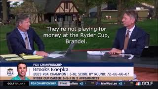 Brandel Chamblee vs Brad Faxon - Ryder Cup Stand Off! 