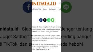 Apa Itu Joget Sadbor Sukabumi? Viral TikTok Mengubah Hobi Jadi Cuan! #inidataid #infodata #nokia