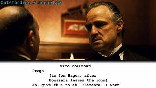 The Godfather - Opening Scene + Screenplay Download | Script to Screen | Screenplayed