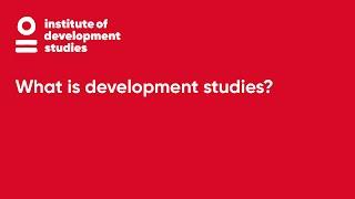 What is development studies?