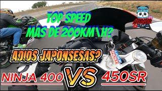 NINJA400 VS 450SR| TOP SPEED CF MOTO 450SR| JERRYDER| MEXIC0