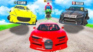 YOUTUBER JAGEN mich mit FLIEGENDEN AUTOS in GTA 5!