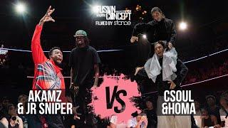 FUSION CONCEPT 2023 - TOP 18 - 6th BATTLE - AKAMZ & JR SNIPER VS CSOUL & HOMA