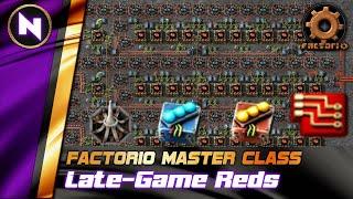 Late Game ADVANCED (RED) CIRCUITS with Modules and Beacons | Factorio Tutorial/Guide/How-to