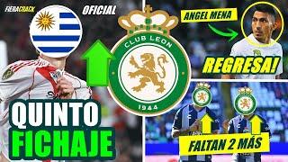  5TO FICHAJE OFICIAL del CLUB LEÓN  REGRESA ANGEL MENA Y YARBROUGH ? NICO FONSECA Clausura 2025