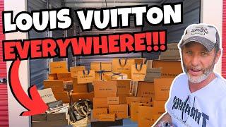 Hundreds of LOUIS VUITTON Bags Hiding Inside STORAGE UNIT!