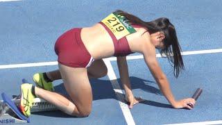 日本インカレ陸上2024  女子400ｍリレー 3