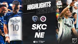 Sporting Kansas City vs. New England Revolution | Full Match Highlights | WILD 3-Goal Comeback!
