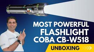 Unboxing the COBA CB-W518 - A Beast of a Flashlight!