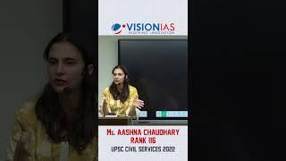 Toppers on Answer Writing| Topper tip by Ms. Aashna Chaudhary, AIR 116, UPSC CSE 2022| TIP #223