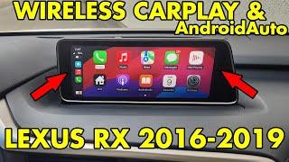 Wireless CarPlay and AndroidAuto in Lexus RX 2016, 2017, 2018 and 2019 model years