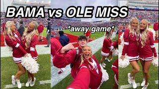 BAMA vs Ole Miss| COLLEGE CHEER GAMEDAY VLOG