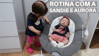 ROTINA DA TARDE COM MINHAS BEBÊS REBORN SANDIE E AURORA