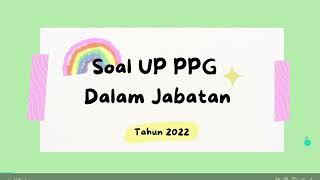 Soal UP PPG Yang Sering Keluar di Ujian