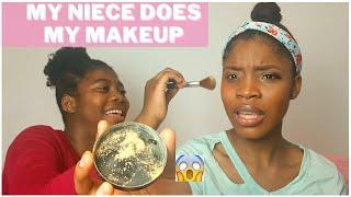 My niece does my makeup??? || JANNEIL PILGRIM