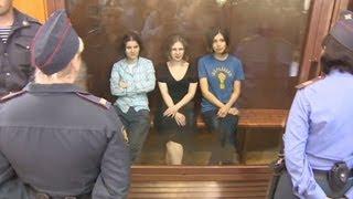 Pussy Riot sentenced for Putin protest