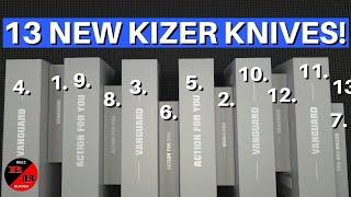 13 NEW KIZER KNIVES! EXCLUSIVE PROMO CODE & MORE!