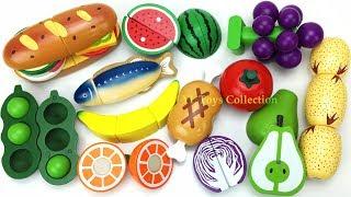 Fun Learning Names of Melon Peas Wooden Cutting Toys I Good Education videos for Kids