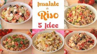 INSALATE DI RISO 5 IDEE perfette per l'estate  | Facili e veloci |  Lorenzo in cucina