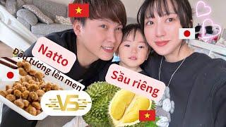 「Thử thách」 Ăn món có mùi ai cũng phải khiếp sợ khi ở Nhật ''Natto'' | Vợ Chồng Việt Nhật