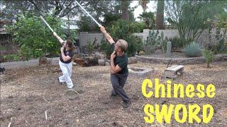 Chinese Straight Sword Master - Real Training!