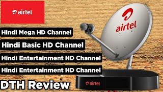 Airtel DTH Plans "Hindi Entertainment HD, Hindi Family Kids Sports" etc  Channel PacksDTH Review