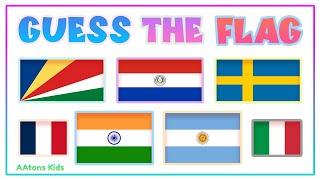 Guess the Flag | Flag Quiz | Flag Trivia | Guess the Flag challenge | @AAtoonsKids