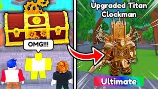 ️I GOT UPGRADED TITAN CLOCKMAN FROM FIRST TIME CRATE!! - Toilet Tower Defense | Roblox