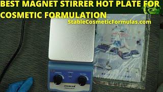 BEST MAGNETIC STIRRER HOT PLATE FOR COSMETIC FORMULATION (Unboxing JoanLab HS-12 Hotplate Stirrer)