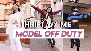 THRIFTING MODEL OFF-DUTY OUTFITS