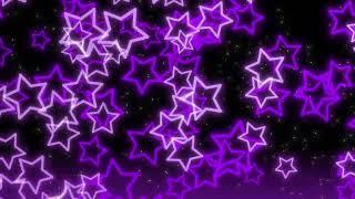 ⭐Motion graphics background with soaring lightpurple neon stars⭐