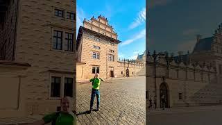 Schwarzenberg Palace in Prague serves as a national gallery these days #slowmojump  #prague #gallery