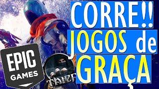 CORRE!! NOVOS JOGOS de GRAÇA para PC com RESGATE PERMANENTE na EPIC GAMES e PROMOÇÃO de JOGOS!