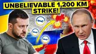 Ukraine CRIPPLES Russia’s Drone Empire with UNTHINKABLE 1,200 KM Strike