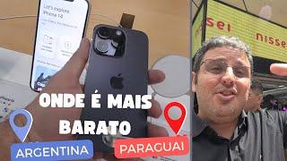 Comprar iphone 14 na Argentina no dutyfree ou na Nissei no Paraguai? Onde é mais barato?