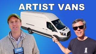 Artist Tour Vans at St. Armands Circle Art Festival in Sarasota, FL