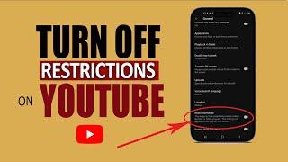 How To Turn Off Restricted Mode On YouTube