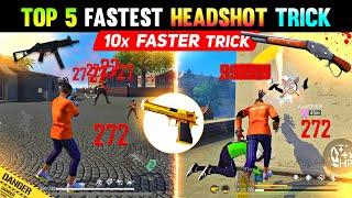 Superfast Headshot Trick For Ump Shotgun & Desert Eagle  ! One Tap Headshot Trick - Free Fire