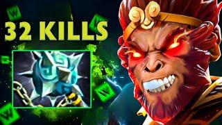 1500+ XPM Monkey King 32Kills Gleipnir + Butterfly Builds Dota 2