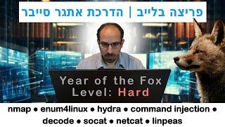 פריצה בלייב | הדרכת אתגר סייבר | THM Year of the Fox